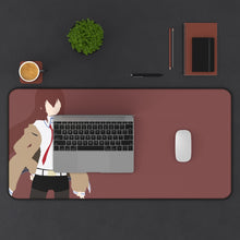 Load image into Gallery viewer, Kurisu Makise Mouse Pad (Desk Mat) With Laptop