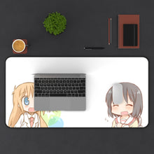 Load image into Gallery viewer, Nichijō Mouse Pad (Desk Mat) With Laptop