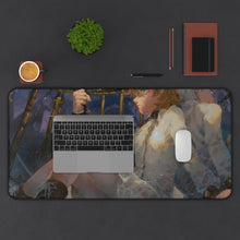 Load image into Gallery viewer, The Promised Neverland Norman, Emma Mouse Pad (Desk Mat) With Laptop