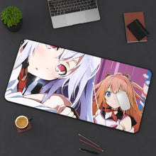 Load image into Gallery viewer, Plastic Memories Isla, Michiru Kinushima Mouse Pad (Desk Mat) With Laptop