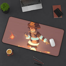 Load image into Gallery viewer, Fire Force Shinra Kusakabe Mouse Pad (Desk Mat) On Desk