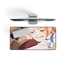 Load image into Gallery viewer, One Piece Monkey D. Luffy, Nami Mouse Pad (Desk Mat) On Desk