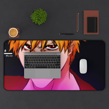 Load image into Gallery viewer, Bleach Ichigo Kurosaki Mouse Pad (Desk Mat) With Laptop