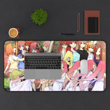 Load image into Gallery viewer, The Quintessential Quintuplets Miku Nakano, Itsuki Nakano, Nino Nakano, Yotsuba Nakano, Ichika Nakano Mouse Pad (Desk Mat) With Laptop