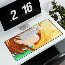 Load image into Gallery viewer, Magical Girl Lyrical Nanoha Mouse Pad (Desk Mat) With Laptop