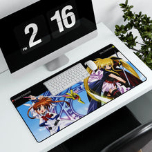 Load image into Gallery viewer, Magical Girl Lyrical Nanoha Mouse Pad (Desk Mat) With Laptop