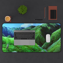 Load image into Gallery viewer, Princess Mononoke Mouse Pad (Desk Mat) With Laptop