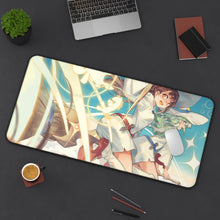Load image into Gallery viewer, Little Witch Academia Diana Cavendish, Akko Kagari, Computer Keyboard Pad Mouse Pad (Desk Mat) On Desk