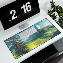 Load image into Gallery viewer, Howl's Moving Castle Mouse Pad (Desk Mat) With Laptop