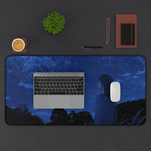 Load image into Gallery viewer, Looking up at a starry night sky Mouse Pad (Desk Mat) With Laptop
