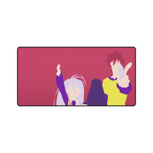 Load image into Gallery viewer, Shiro + Sora (No Game No Life) by Klikster Mouse Pad (Desk Mat)