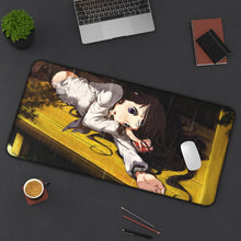 Load image into Gallery viewer, Eru Chitanda Laying on the floor Mouse Pad (Desk Mat) On Desk
