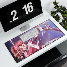 Load image into Gallery viewer, Magical Girl Lyrical Nanoha Mouse Pad (Desk Mat) With Laptop