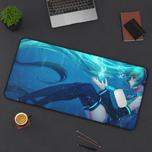 Load image into Gallery viewer, Hatsune Miku Mouse Pad (Desk Mat) On Desk