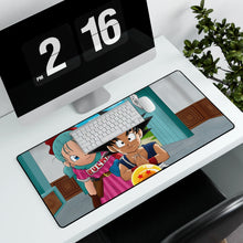 Load image into Gallery viewer, Dragon Ball Bulma Mouse Pad (Desk Mat) With Laptop