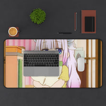 Load image into Gallery viewer, Miss Kobayashi's Dragon Maid Kanna Kamui, Kobayashi San Chi No Maid Dragon Mouse Pad (Desk Mat) With Laptop
