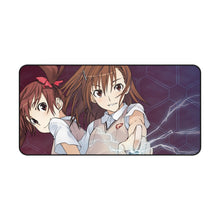 Load image into Gallery viewer, A Certain Scientific Railgun Mikoto Misaka, Kuroko Shirai Mouse Pad (Desk Mat)