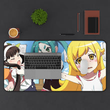 Load image into Gallery viewer, Monogatari (Series) Mouse Pad (Desk Mat) With Laptop