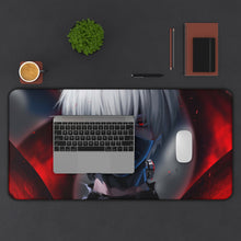 Load image into Gallery viewer, Tokyo Ghoul Ken Kaneki Mouse Pad (Desk Mat) With Laptop