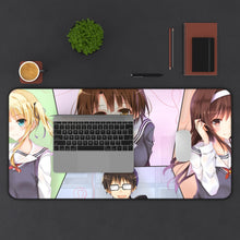 Load image into Gallery viewer, Eriri, Katou, Utaha Mouse Pad (Desk Mat) With Laptop