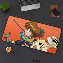 Load image into Gallery viewer, InuYasha Mouse Pad (Desk Mat) On Desk