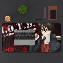 Load image into Gallery viewer, Takashi Komuro Mouse Pad (Desk Mat) With Laptop