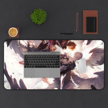 Load image into Gallery viewer, Granblue Fantasy Granblue Fantasy, Lucilius, Sandalphon Mouse Pad (Desk Mat) With Laptop
