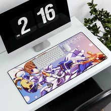 Load image into Gallery viewer, Magical Girl Lyrical Nanoha Strikers Mouse Pad (Desk Mat) With Laptop