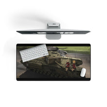 Load image into Gallery viewer, Girls und Panzer group Mouse Pad (Desk Mat) On Desk