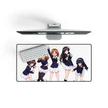 Load image into Gallery viewer, Girls und Panzer Mouse Pad (Desk Mat) On Desk