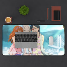 Load image into Gallery viewer, Anohana Meiko Honma, Naruko Anjou, Chiriko Tsurumi Mouse Pad (Desk Mat) With Laptop