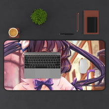 Load image into Gallery viewer, Is It Wrong To Try To Pick Up Girls In A Dungeon? Mouse Pad (Desk Mat) With Laptop