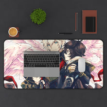 Load image into Gallery viewer, Granblue Fantasy Granblue Fantasy, Lucifer, Sandalphon Mouse Pad (Desk Mat) With Laptop