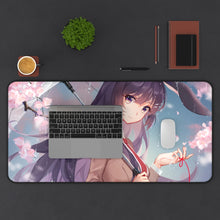 Load image into Gallery viewer, Rascal Does Not Dream Of Bunny Girl Senpai Mouse Pad (Desk Mat) With Laptop