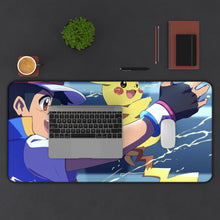 Load image into Gallery viewer, Anime Pokémon Mouse Pad (Desk Mat) With Laptop