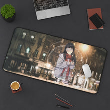 Load image into Gallery viewer, Hinata Hyuga Mouse Pad (Desk Mat) On Desk