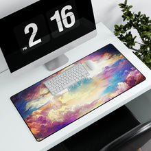 Load image into Gallery viewer, Walking to a fantasy city in the clouds Mouse Pad (Desk Mat) With Laptop