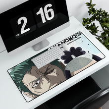 Load image into Gallery viewer, One Piece Roronoa Zoro Mouse Pad (Desk Mat) With Laptop