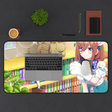 Load image into Gallery viewer, Miku Nakano Mouse Pad (Desk Mat) With Laptop