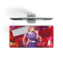 Load image into Gallery viewer, Mirai Nikki Yuno Gasai Mouse Pad (Desk Mat) On Desk