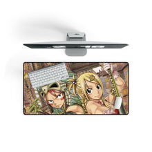 Load image into Gallery viewer, Fairy Tail Natsu Dragneel, Lucy Heartfilia Mouse Pad (Desk Mat) On Desk
