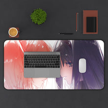 Load image into Gallery viewer, Puella Magi Madoka Magica Homura Akemi, Madoka Kaname Mouse Pad (Desk Mat) With Laptop