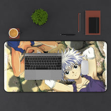 Load image into Gallery viewer, Hunter x Hunter Killua Zoldyck, Gon Freecss Mouse Pad (Desk Mat) With Laptop
