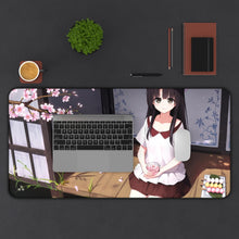 Load image into Gallery viewer, Katou Megumi Mouse Pad (Desk Mat) With Laptop