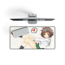 Load image into Gallery viewer, Girls und Panzer Mouse Pad (Desk Mat) On Desk