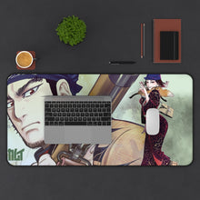 Load image into Gallery viewer, Tanigaki Genjirô and Ienaga Kano Mouse Pad (Desk Mat) With Laptop