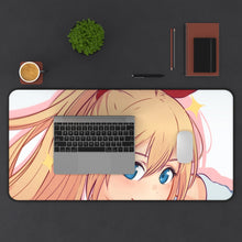 Load image into Gallery viewer, Nisekoi Chitoge Kirisaki Mouse Pad (Desk Mat) With Laptop