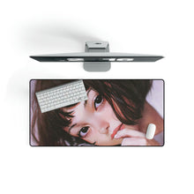 Load image into Gallery viewer, Cute Anime Girl Short Hair Mouse Pad (Desk Mat)