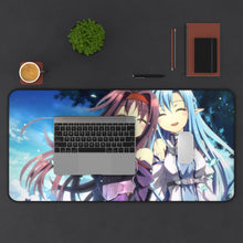 Load image into Gallery viewer, Asuna and Yuuki Mouse Pad (Desk Mat) With Laptop