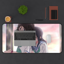 Load image into Gallery viewer, Sound! Euphonium Mizore Yoroizuka, Nozomi Kasaki Mouse Pad (Desk Mat) With Laptop